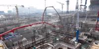 防城港3號(hào)機(jī)組常規(guī)島汽機(jī)基座筏基混凝土順利澆筑完成