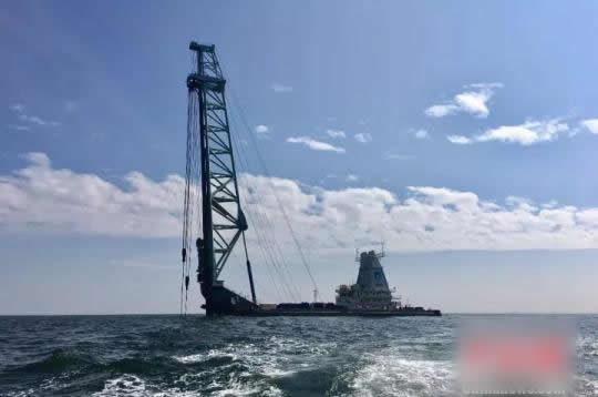 中廣核陽(yáng)江南鵬島海上風(fēng)電項(xiàng)目樁基工程開(kāi)工