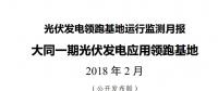 大同一期光伏發(fā)電領(lǐng)跑基地運(yùn)行監(jiān)測(cè)月報(bào)發(fā)布 各大企業(yè)表現(xiàn)如何？