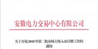 安徽開展2018年第二批市場主體入市注冊工作(附名單)