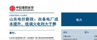 山東電價(jià)新政簡評(píng)：自備電廠成本提升 統(tǒng)調(diào)火電利大于弊