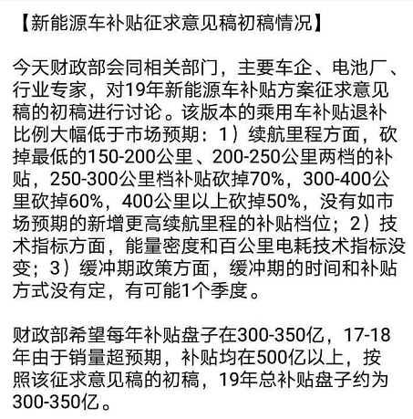 該信誰(shuí)？2019年新能源汽車補(bǔ)貼版本滿天飛 到底哪個(gè)靠譜？
