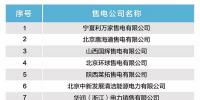北京新增9家售電公司 1家注冊暫不生效！